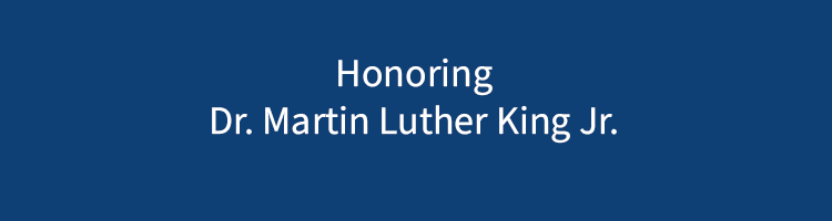 Dr. Martin Luther King Jr.